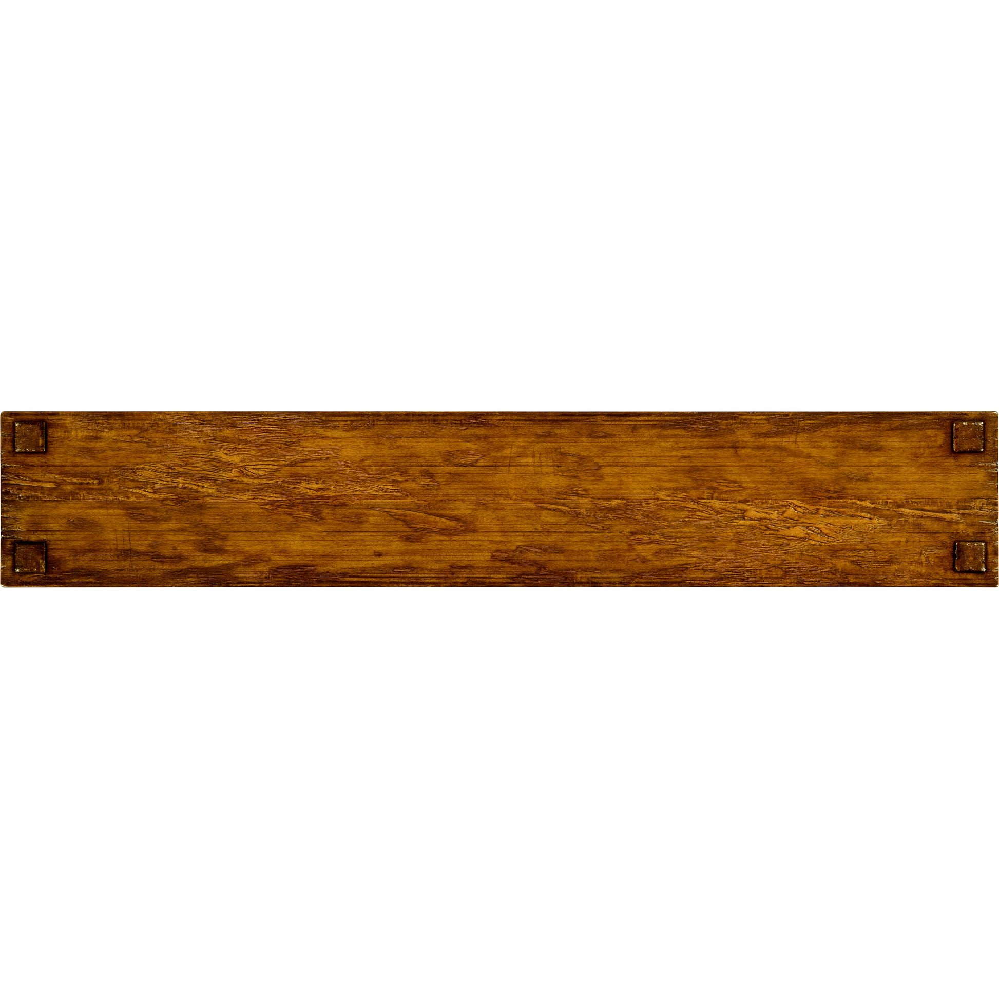 Casual Accents Country Walnut 4 Drawer Console Table by Jonathan Charles in brown and country farmhouse walnut. Made from acacia in a traditional style.