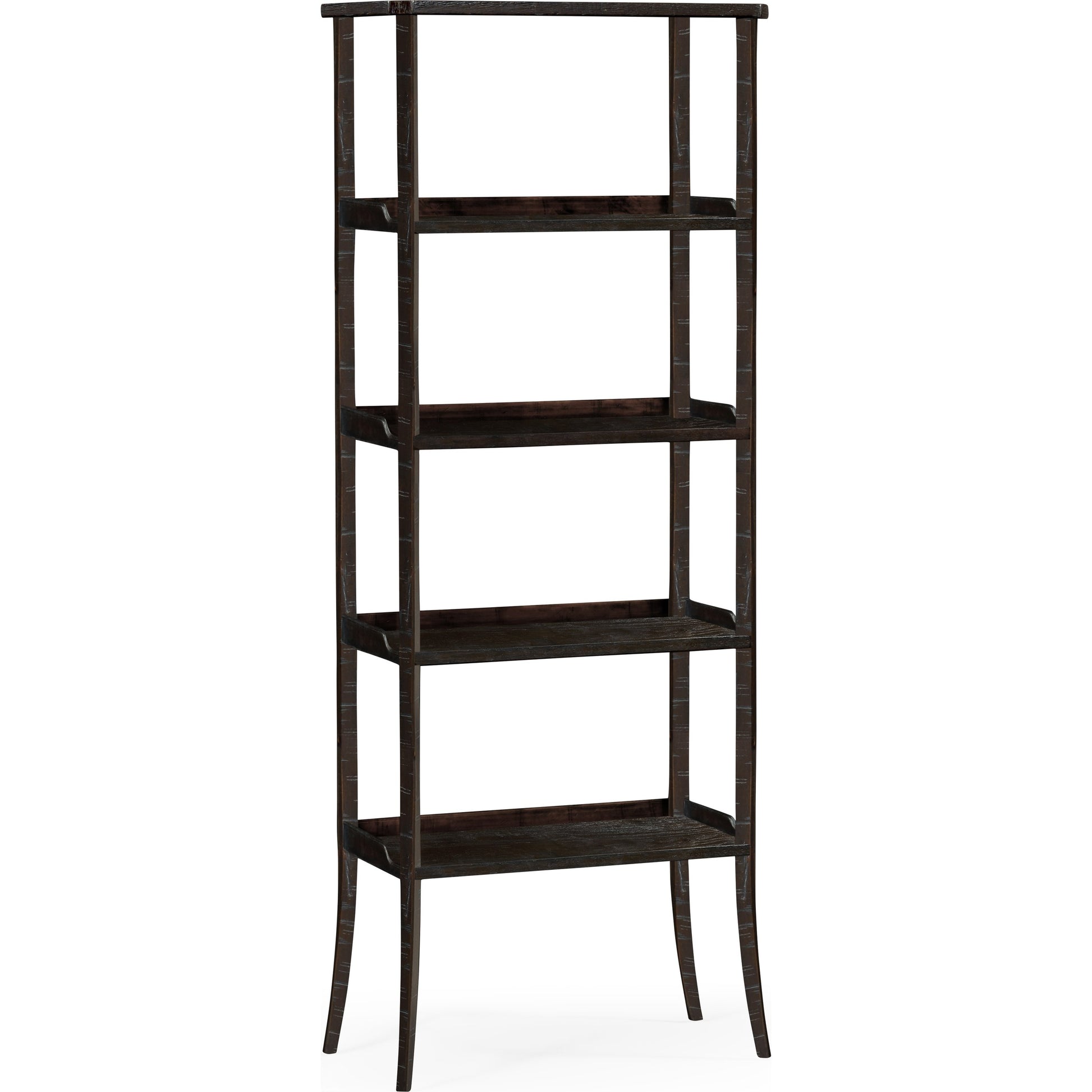 Casual Accents Country Walnut Etagere by Jonathan Charles in brown and country farmhouse walnut. Made from acacia in a traditional style.