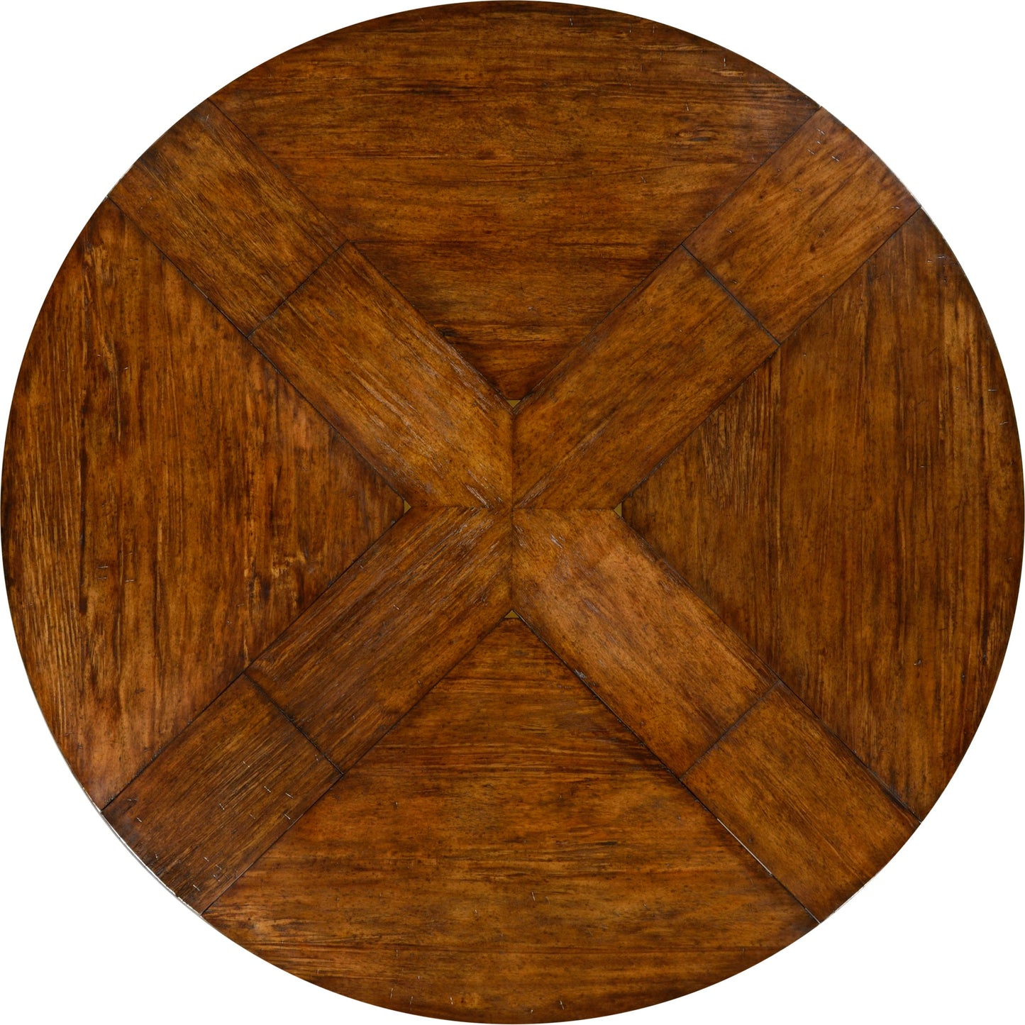 004 SR-846201 | Additional Silo | Casual Accents Country Walnut Round Extendable Dining Table 59" by Jonathan Charles in brown and country farmhouse walnut. Made from acacia in a traditional style.