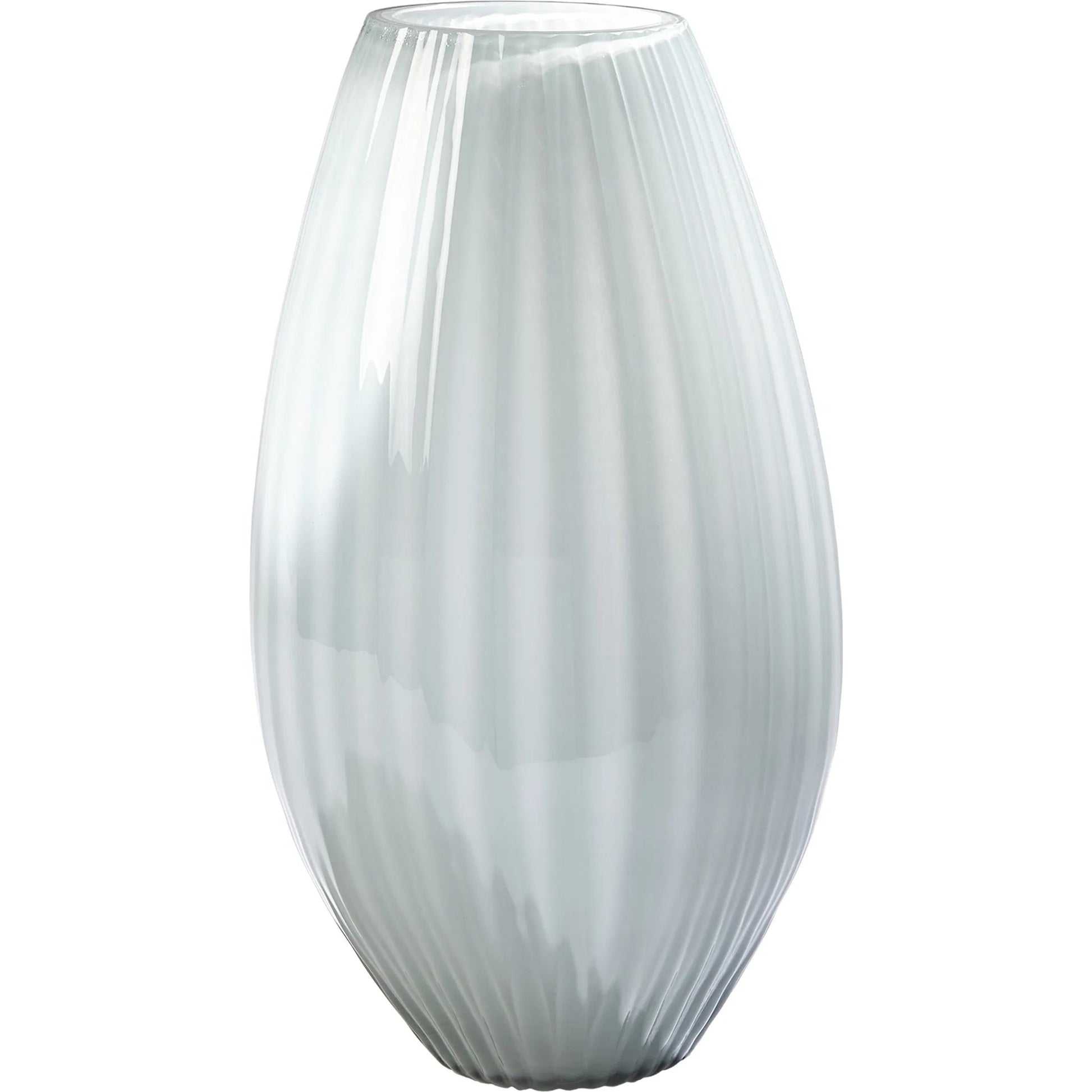 Cased Glass Stripe Vase by Global Views in blue. Made from unique in a modern style.