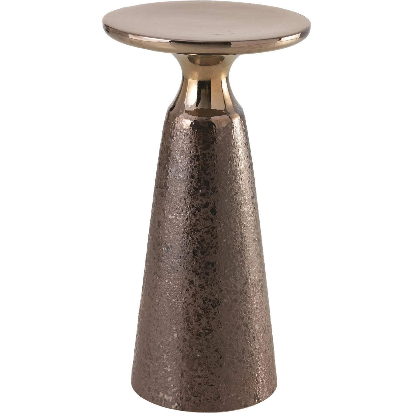 002 SR-827869 | Additional Silo | Meteor Taper Table by Global Views in bronze. Made from porcelain in a eclectic & global style.