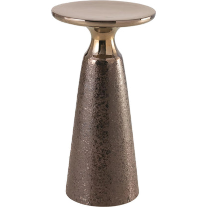 Meteor Taper Table by Global Views in bronze. Made from porcelain in a eclectic & global style.