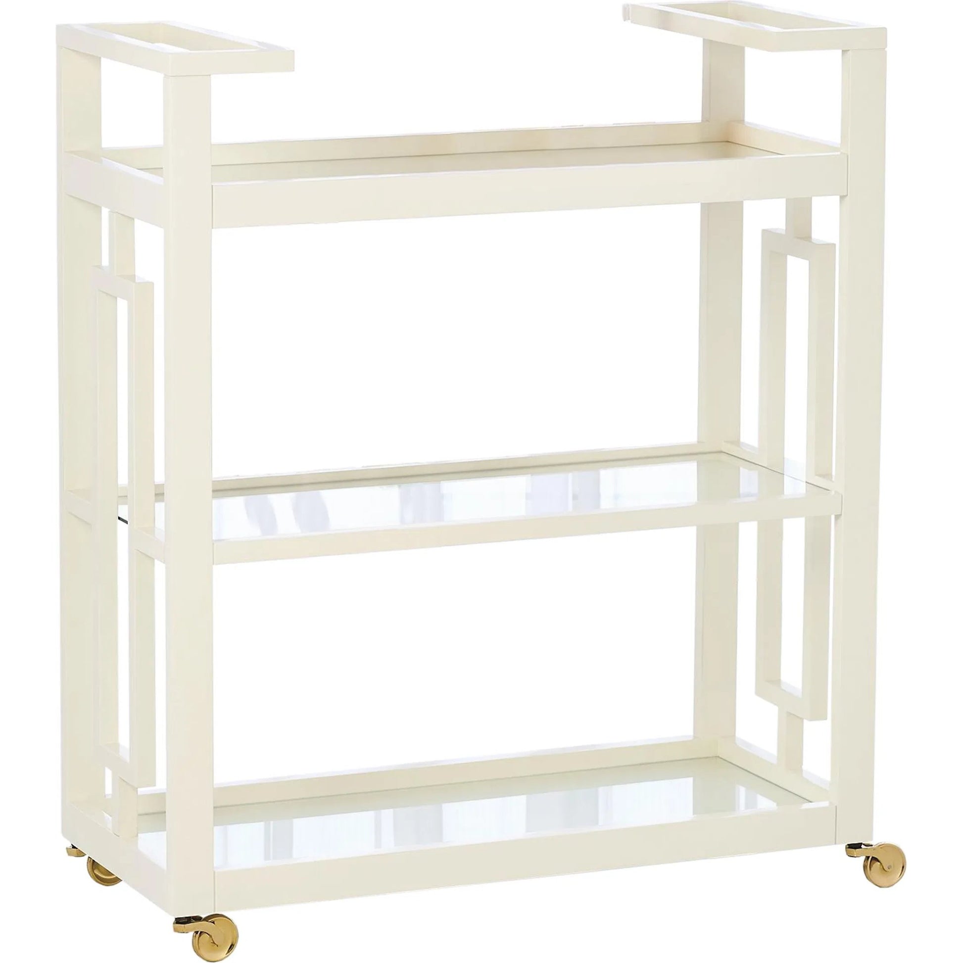 Grid Block Bar Cart by Global Views. Made from unique in a transitional style.