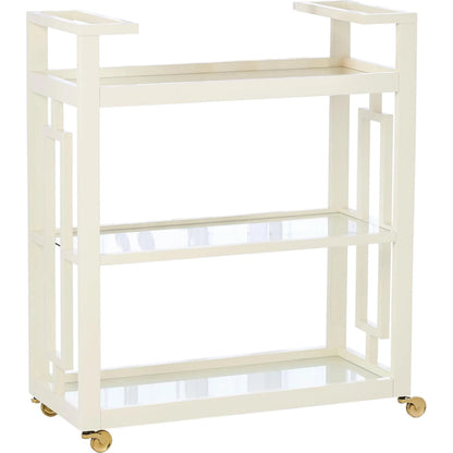 Grid Block Bar Cart by Global Views. Made from unique in a transitional style.