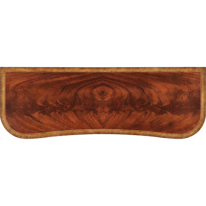 Buckingham Classic Regency Style Bleached Mahogany Console Table by Jonathan Charles in brown and bleached mahogany. Made from acacia in a traditional style.