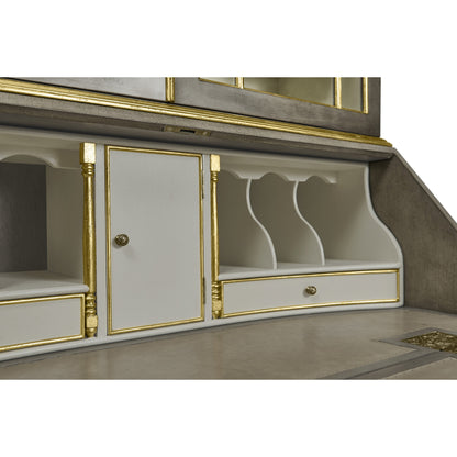 Buckingham Georgian Mahogany Secretary by Jonathan Charles. Made from unique in a cottage & farmhouse style.