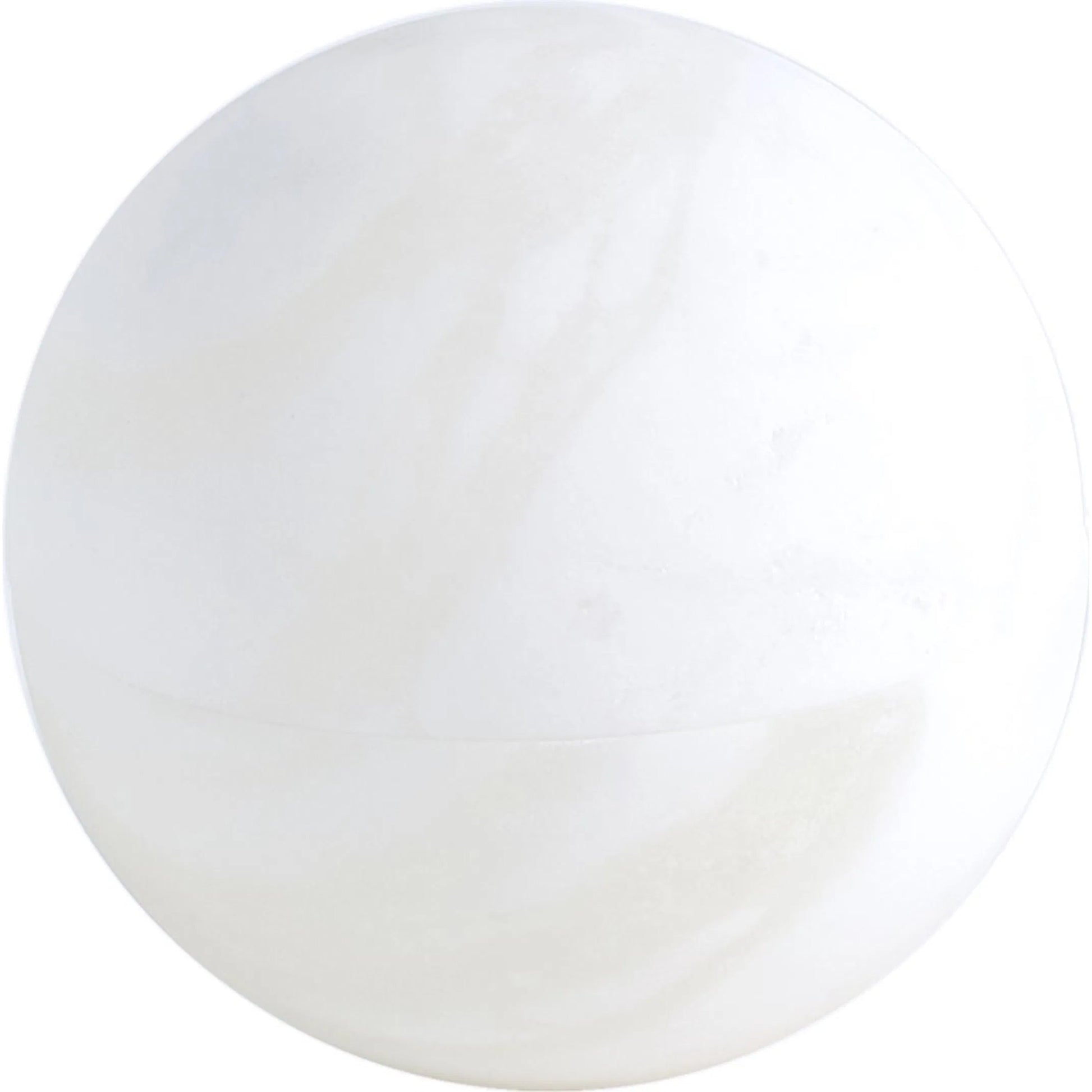 Alabaster Sphere Box by Global Views in white. Made from alabaster in a eclectic & global style.