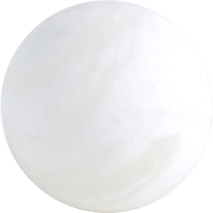 Alabaster Sphere Box by Global Views in white. Made from alabaster in a eclectic & global style.