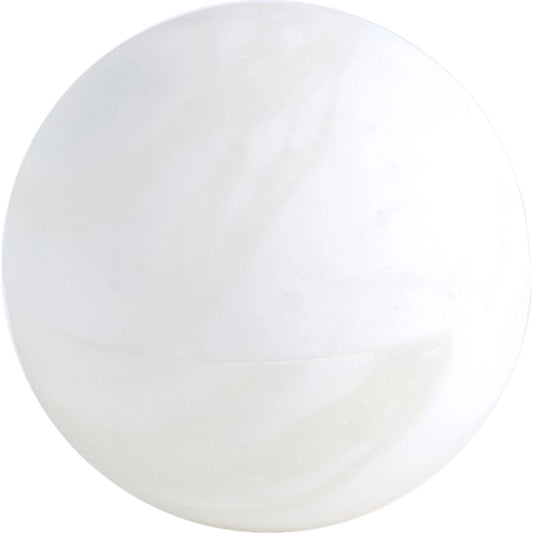 Alabaster Sphere Box by Global Views in white. Made from alabaster in a eclectic & global style.