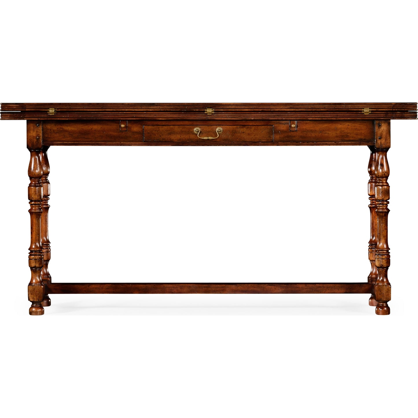 002 SR-846550 | Additional Silo | Casual Accents Small Walnut Hunt Table by Jonathan Charles in brown and medium walnut country distressed. Made from acacia in a traditional style.