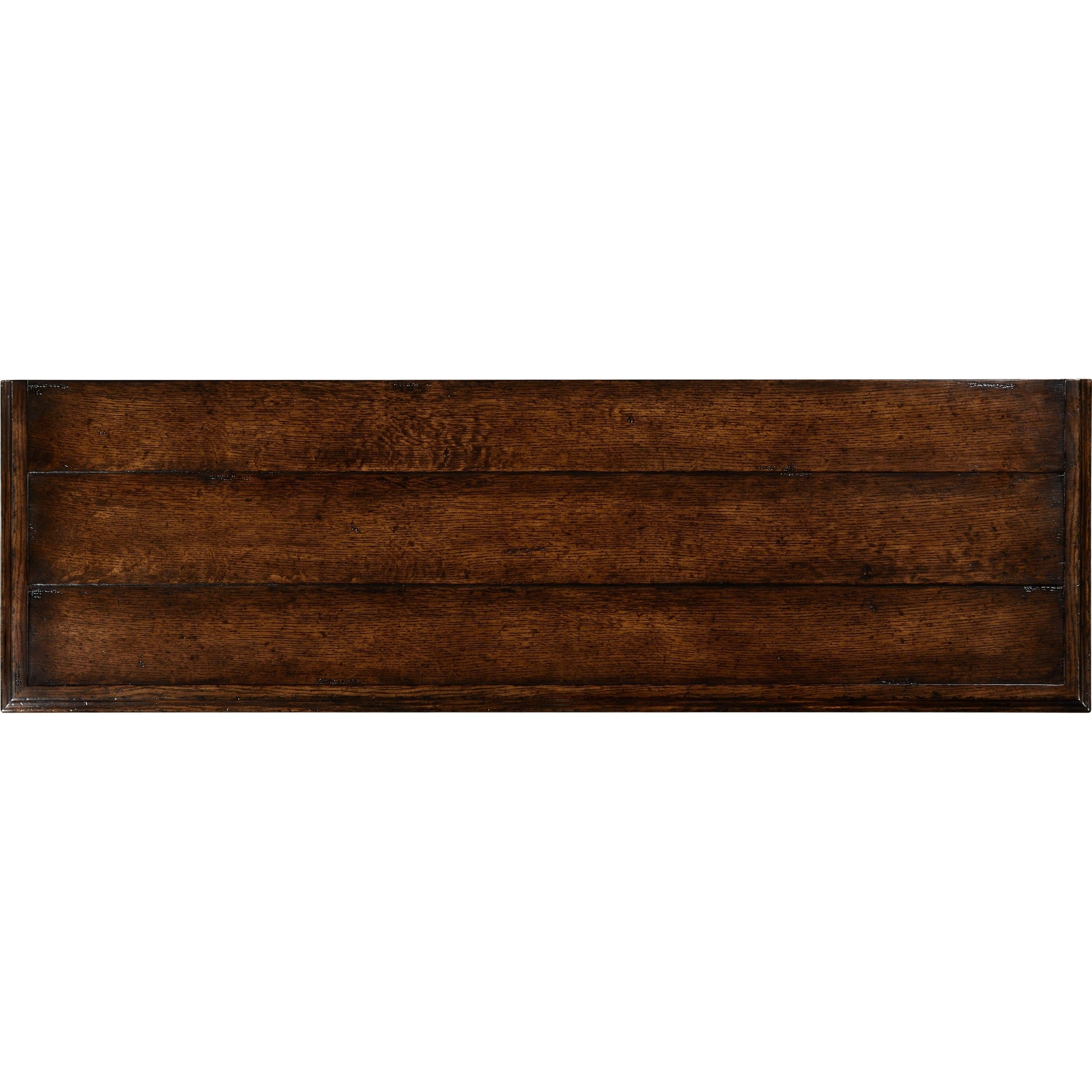 Country Farmhouse Tudor Style Dark Oak Buffet by Jonathan Charles in brown and dark brown tudor oak. Made from oak in a traditional style.