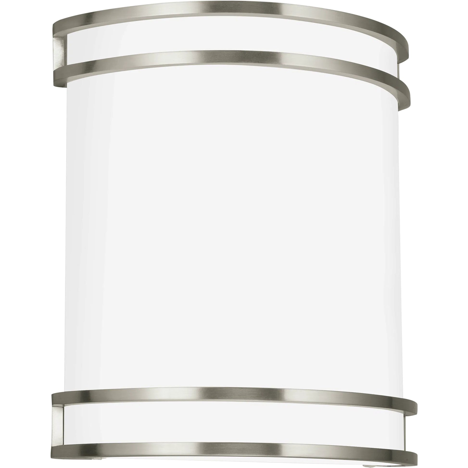 Ravel LED Wall Sconce by Visual Comfort & Co. in brushed nickel. Made from steel in a transitional style.