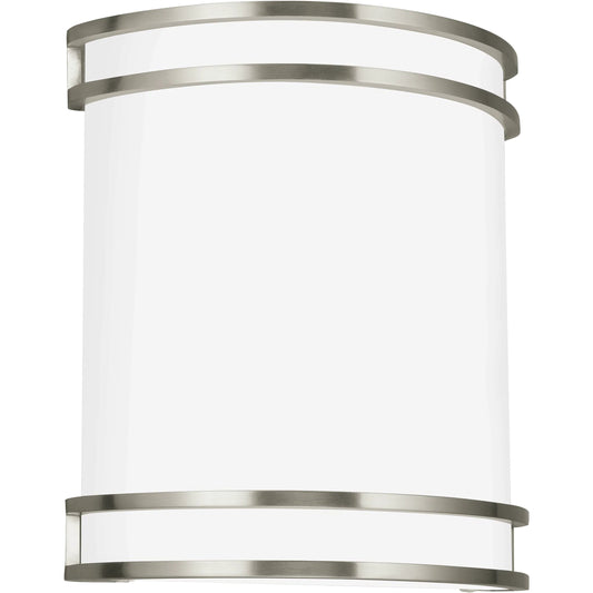 Ravel LED Wall Sconce by Visual Comfort & Co. in brushed nickel. Made from steel in a unique style.