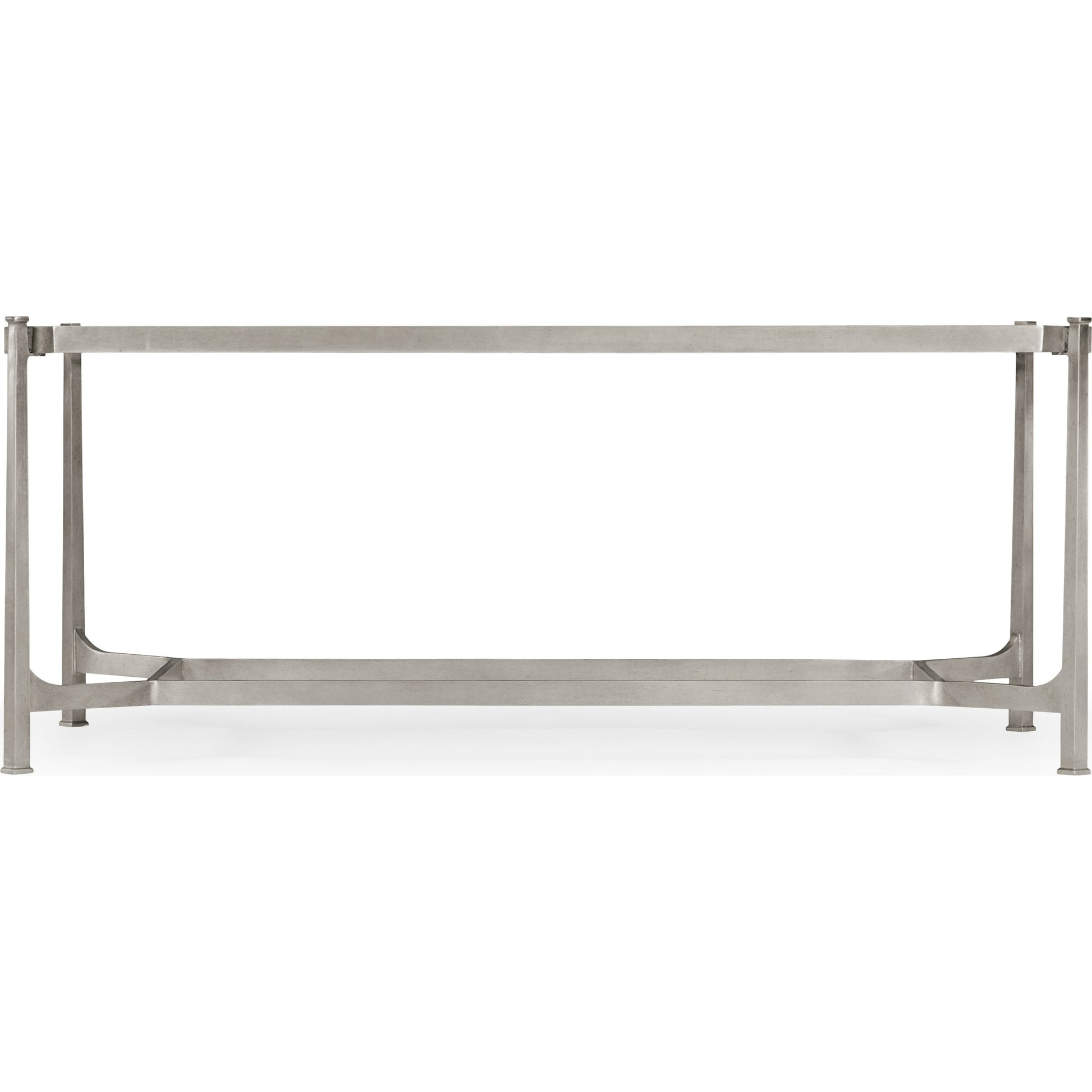 Luxe Cocktail Table by Jonathan Charles in gold and gilded iron. Made from iron in a modern style.