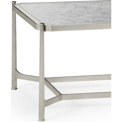 Luxe Cocktail Table by Jonathan Charles in gold and gilded iron. Made from iron in a modern style.