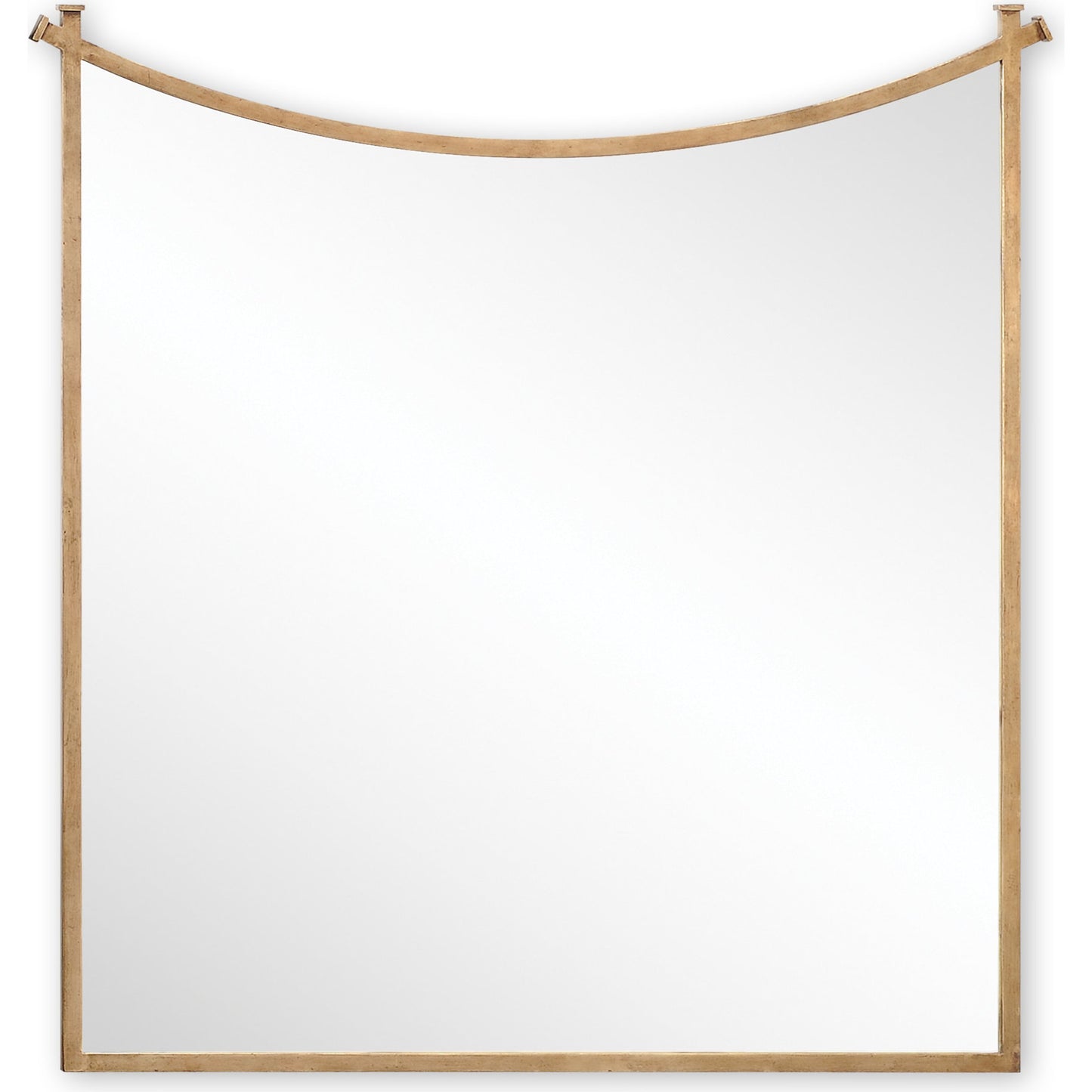 002 SR-847048 | Additional Silo | Luxe Curve Accent Mirror by Jonathan Charles in gold and gilded iron. Made from iron in a transitional style.