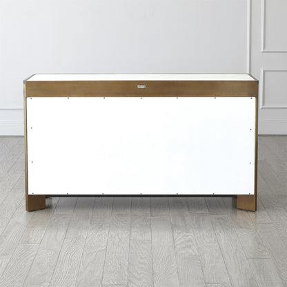 Framed Console by Global Views. Made from aluminum, wood, resin in a modern style.