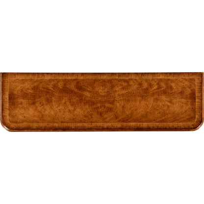 Windsor Biedermeier Style Crotch Walnut Sofa Table by Jonathan Charles in medium crotch walnut. Made from acacia in a traditional style.