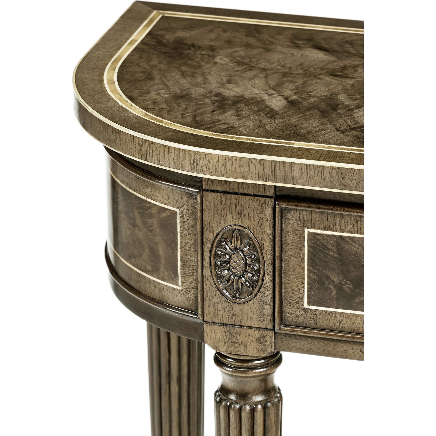001 SR-846024 | Primary Silo | Buckingham Classic Regency Style Bleached Mahogany Console Table by Jonathan Charles in brown and bleached mahogany. Made from acacia in a traditional style.