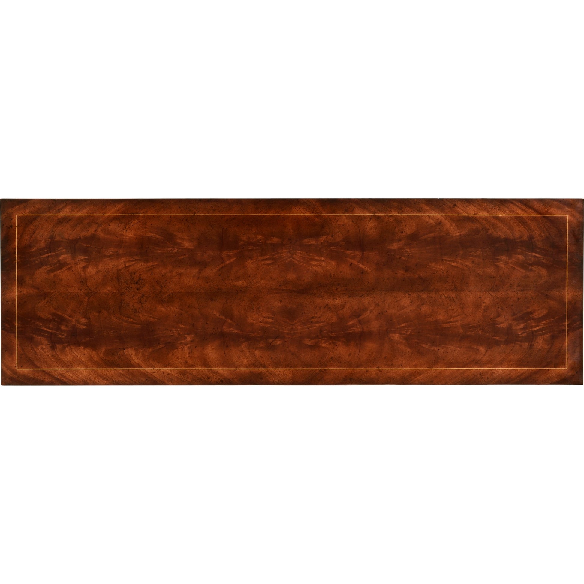 Buckingham Regency Style Mahogany Credenza by Jonathan Charles in brown and medium antique mahogany. Made from acacia in a traditional style.