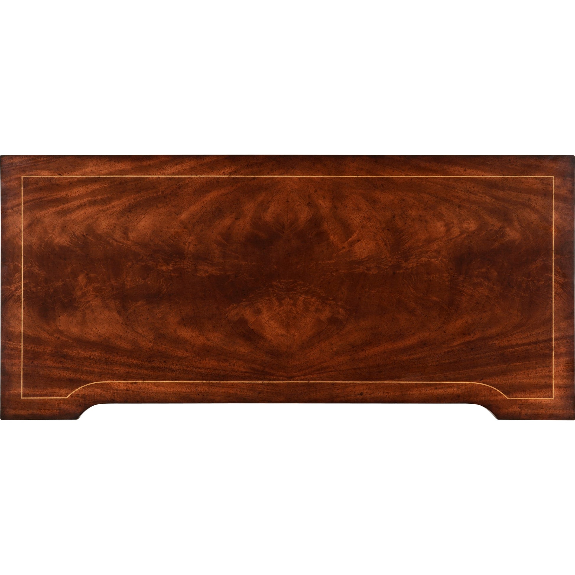 Versailles Regency Style Mahogany Chest of Drawers by Jonathan Charles in brown and medium antique mahogany. Made from acacia in a traditional style.