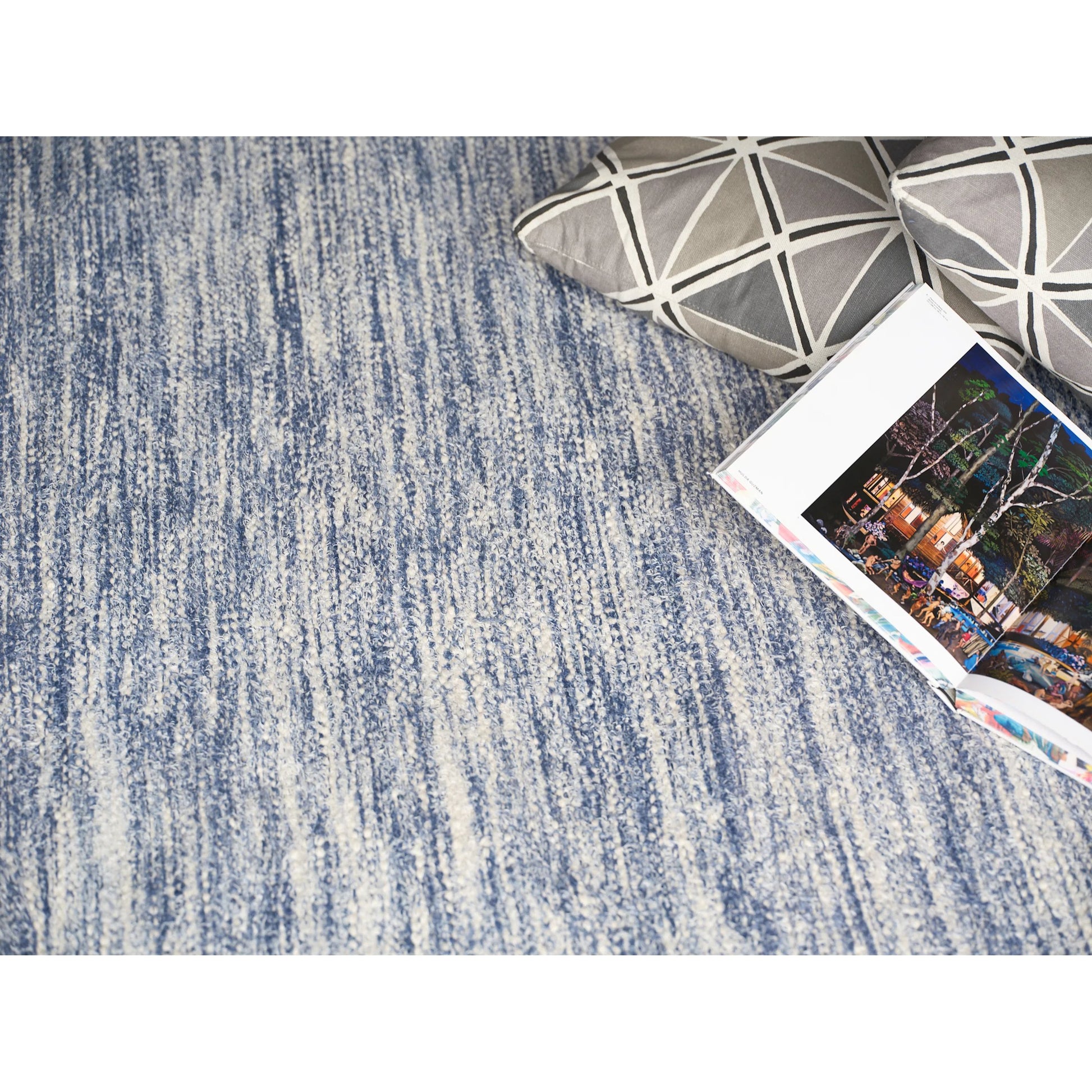 Tranquility 4951 Rug by Exquisite Rugs in blue. Made from wool, mohair in a unique style.