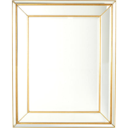 Bevel on Bevel Mirror by Global Views. Made from unique in a transitional style.