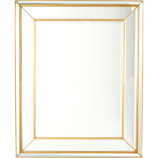 Bevel on Bevel Mirror by Global Views. Made from unique in a transitional style.