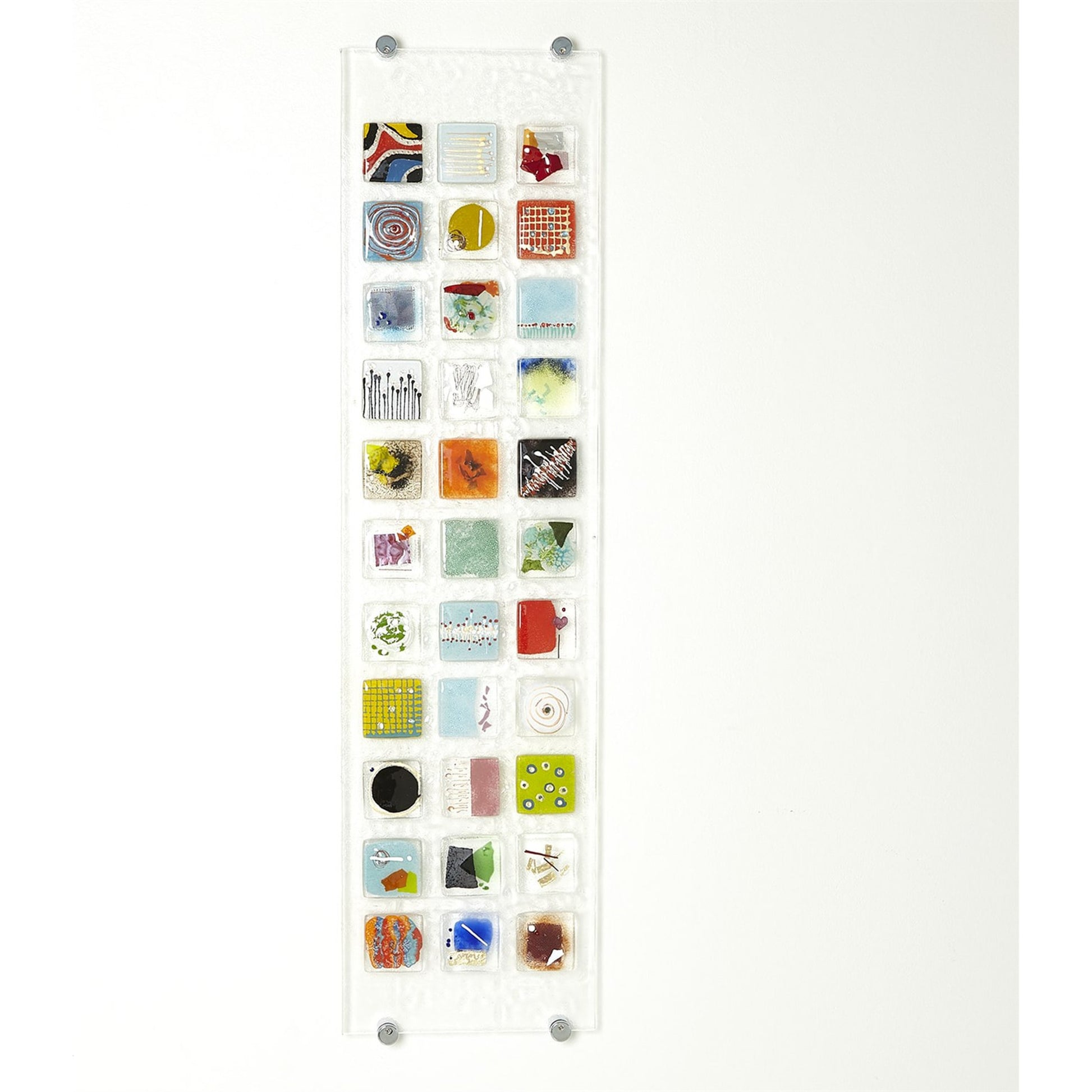 Art Glass Wall Panel I by Global Views in multi. Made from art glass in a modern style.