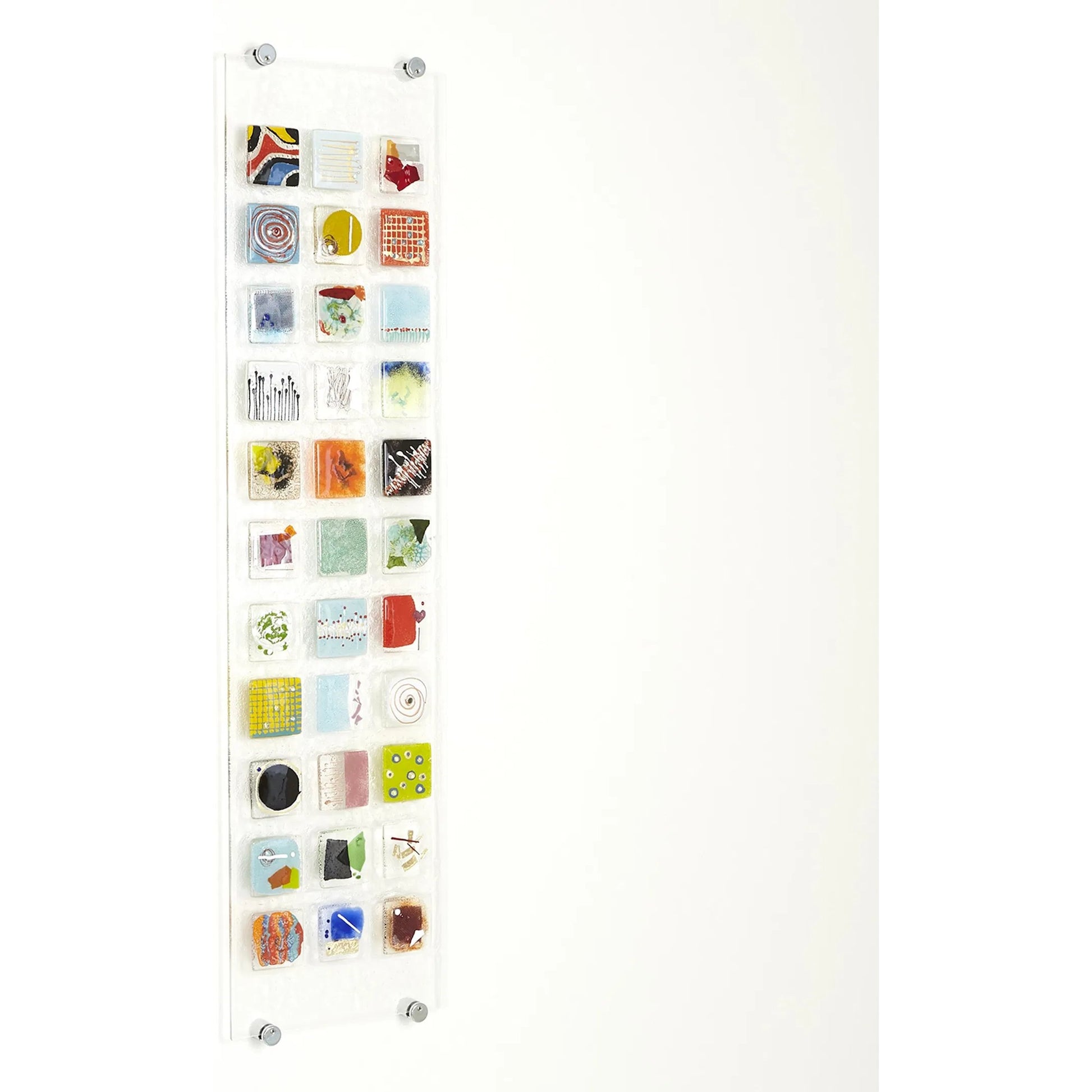 Art Glass Wall Panel II by Global Views in multi. Made from art glass in a modern style.