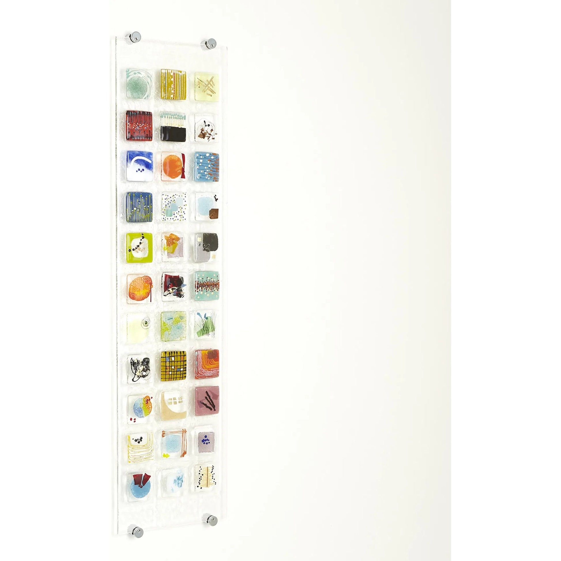 Art Glass Wall Panel I by Global Views in multi. Made from art glass in a modern style.