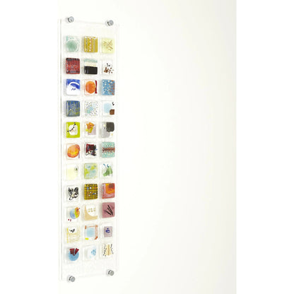 Art Glass Wall Panel I by Global Views in multi. Made from art glass in a modern style.