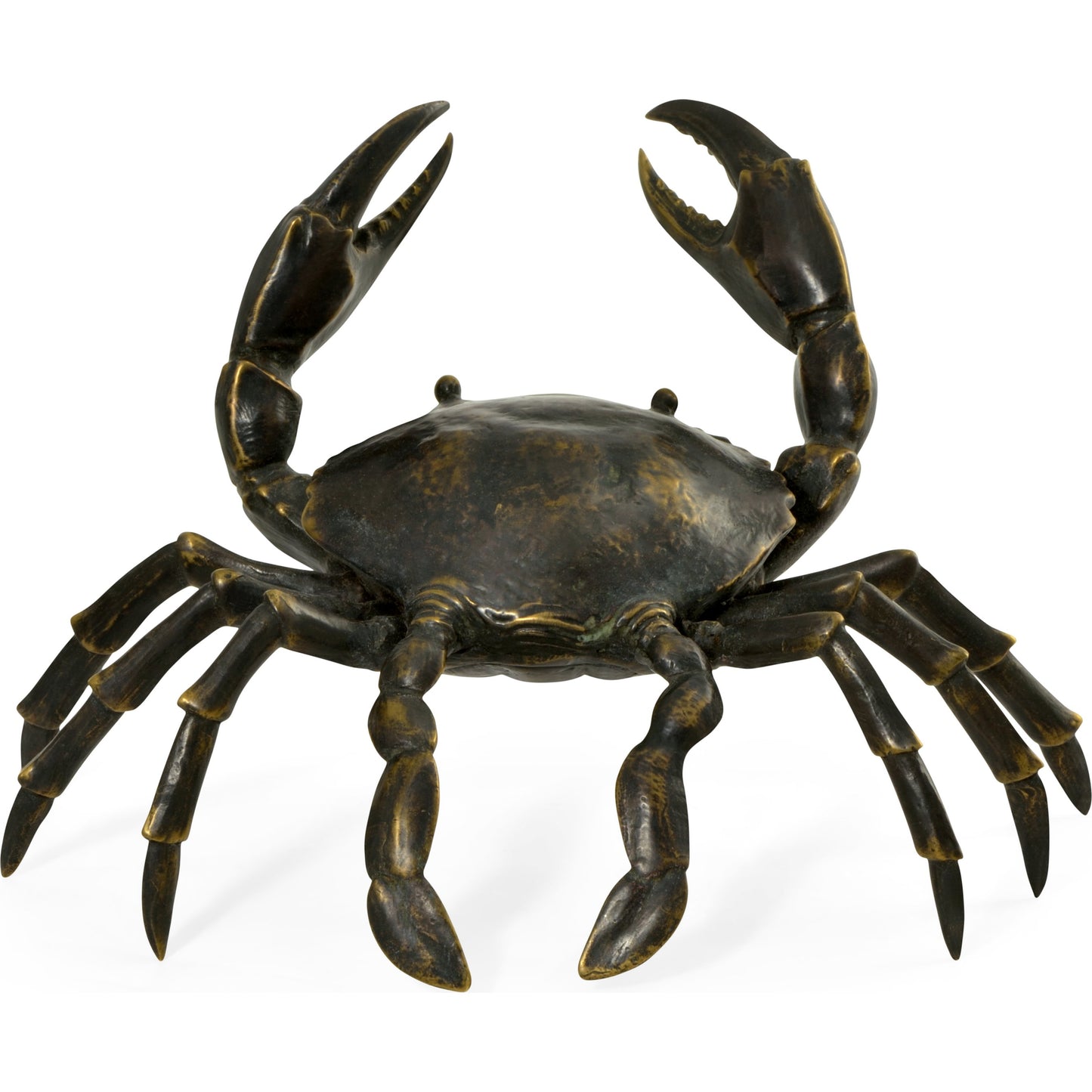 003 SR-846627 | Additional Silo | Curated Crab by Jonathan Charles in dark bronze. Made from brass in a coastal style.