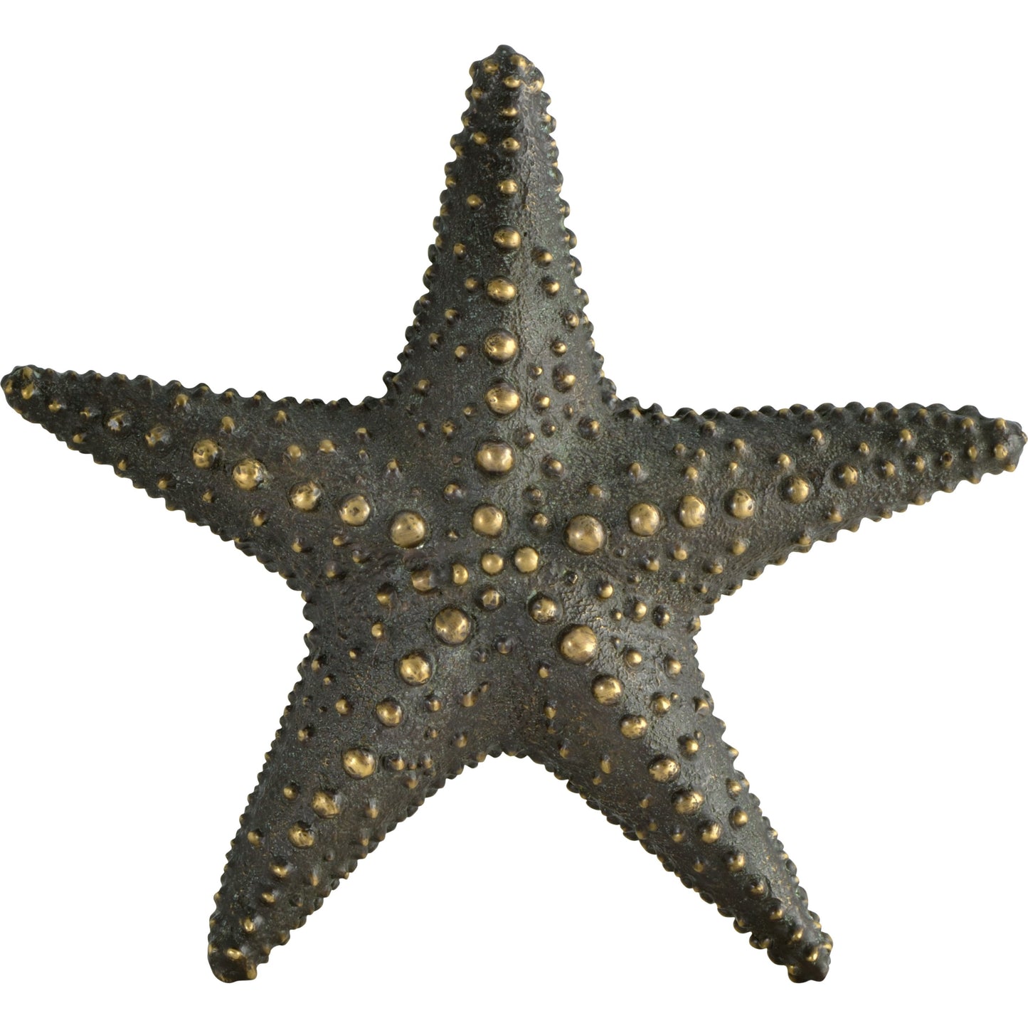 002 SR-846658 | Additional Silo | Curated Starfish by Jonathan Charles in dark bronze. Made from brass in a coastal style.