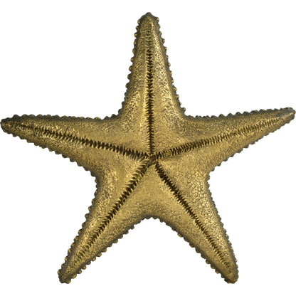 Curated Starfish by Jonathan Charles in dark bronze. Made from brass in a coastal style.