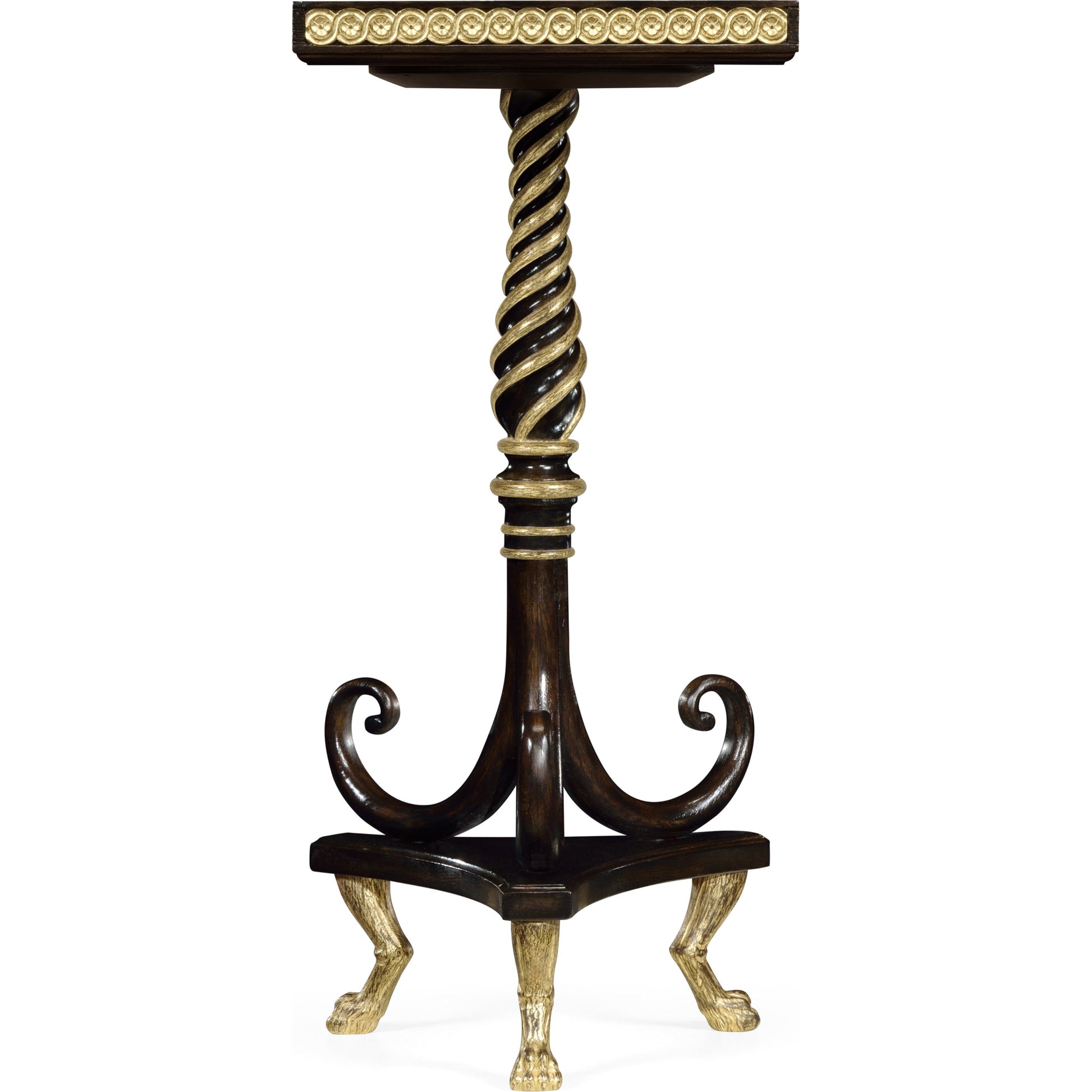 Buckingham End Table by Jonathan Charles in grey and charcoal wash. Made from oak in a traditional style.