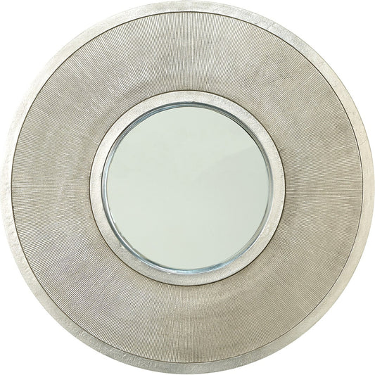 Sunray Mirror by Global Views in antique brass. Made from aluminium, mirror in a modern style.