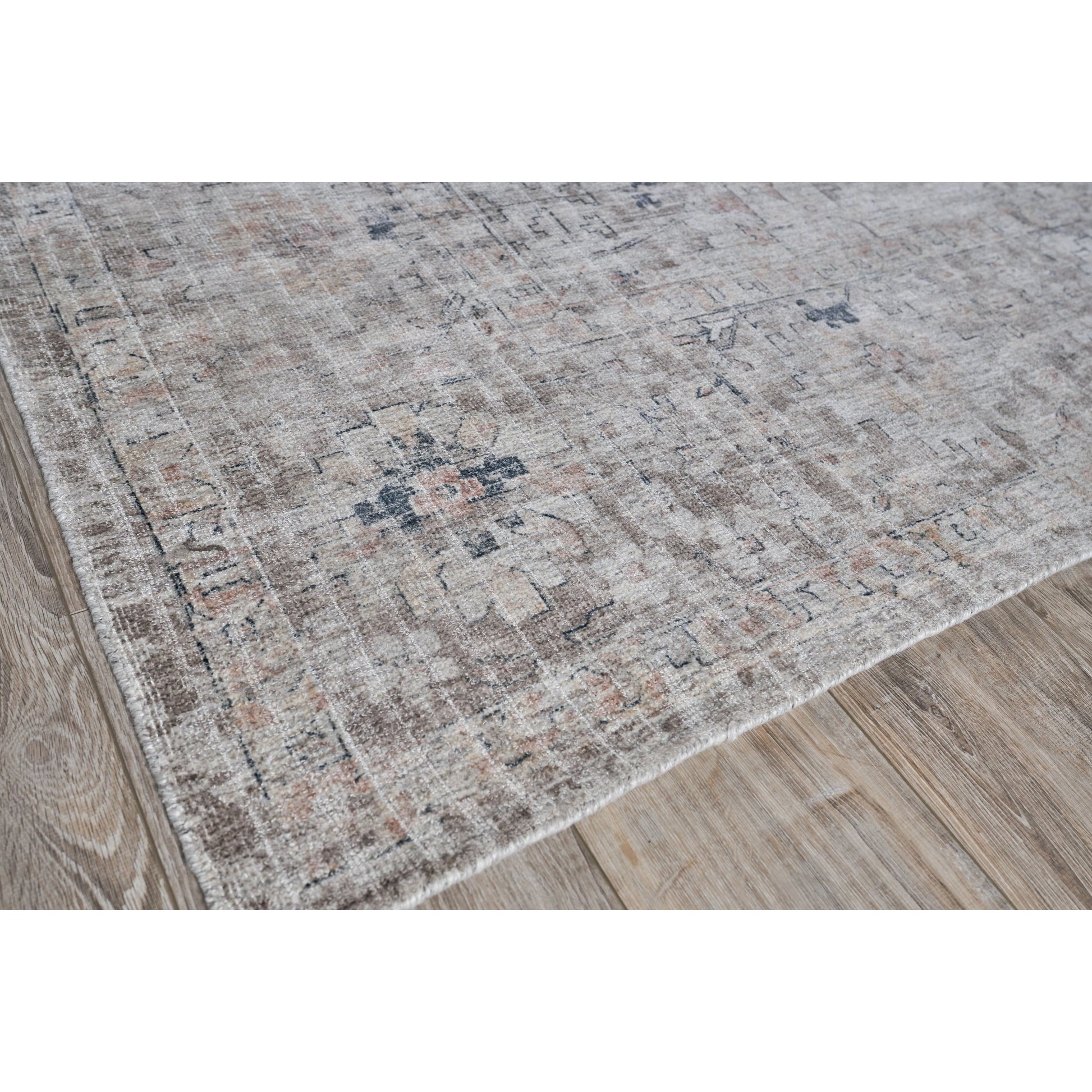 Cambridge 4965 Rug by Exquisite Rugs in silver/blue. Made from wool, bamboo silk in a unique style.