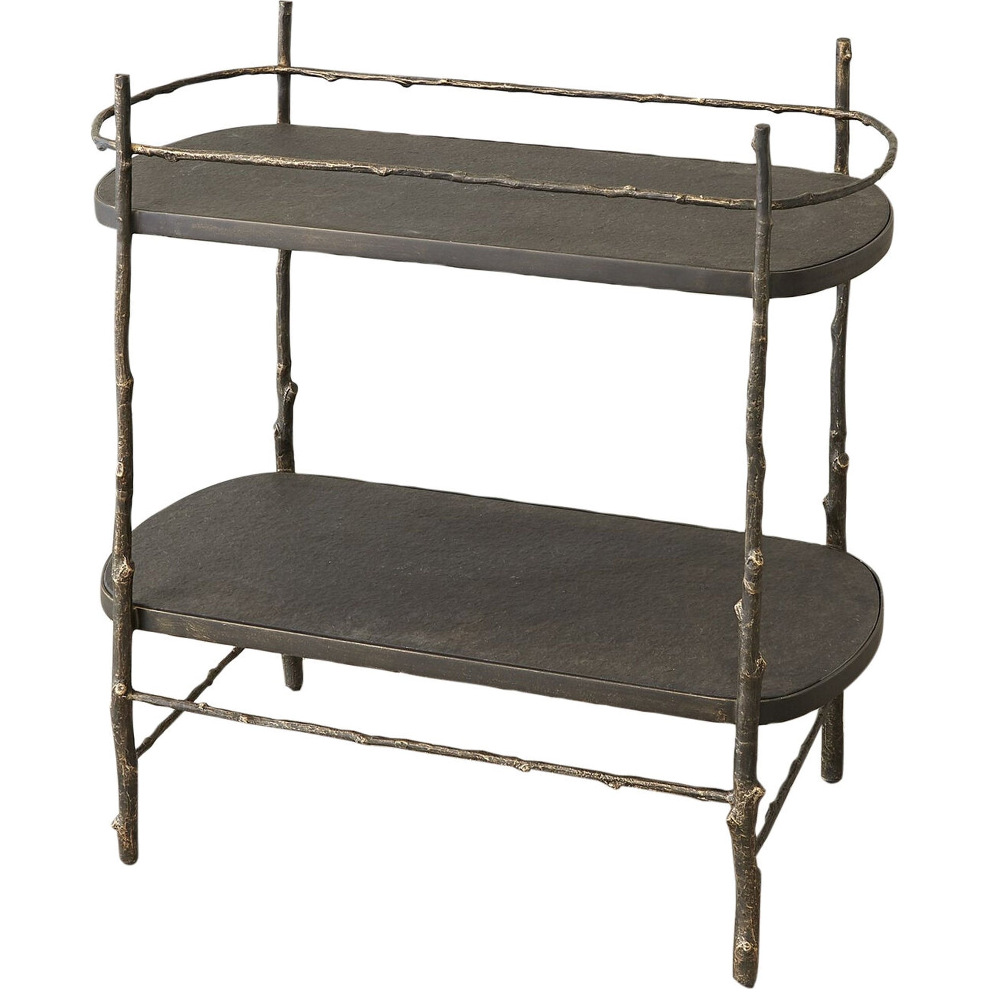 Grove Bar by Global Views in bronze. Made from cast iron, iron, granite in a eclectic & global style.