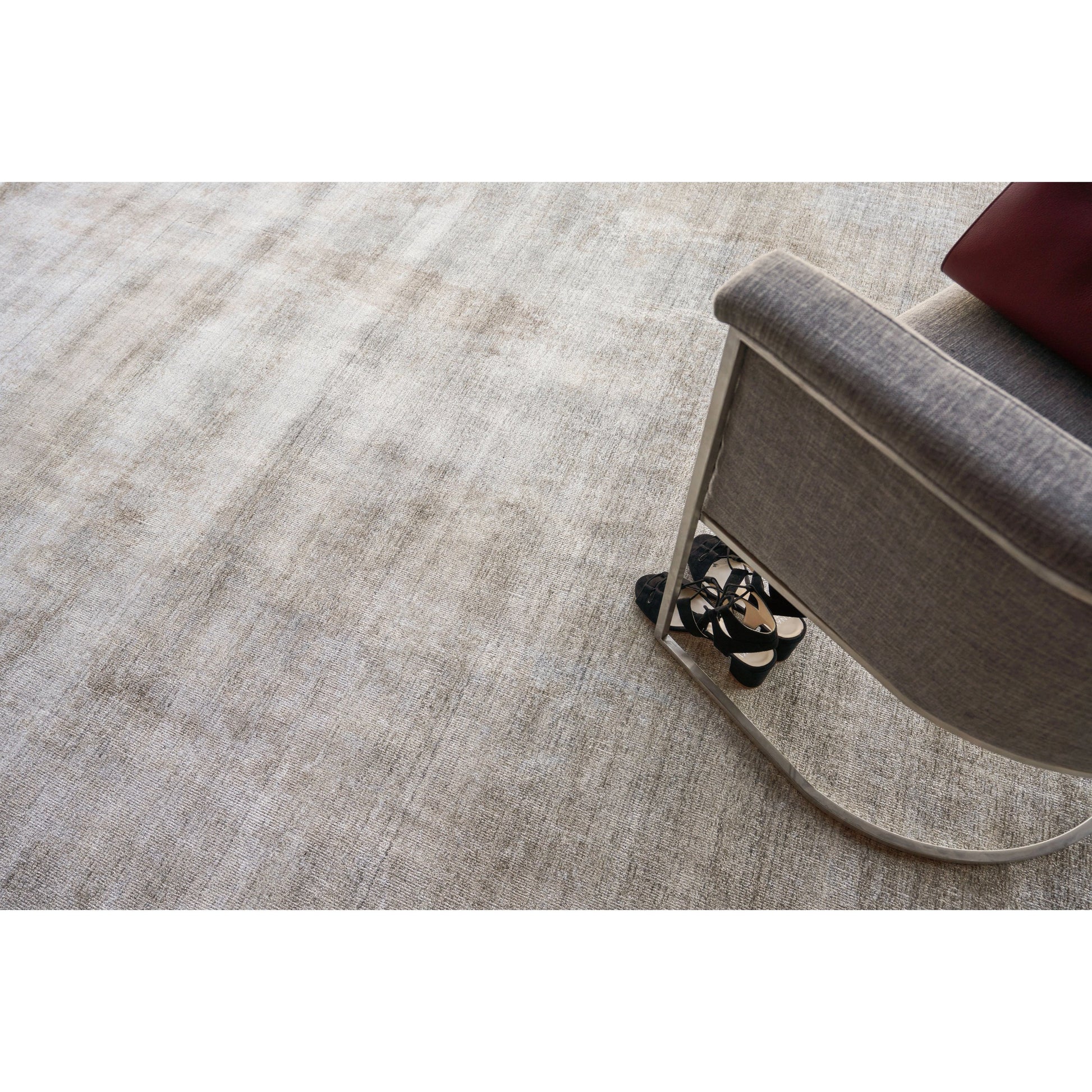 Stone Wash Gazni Area Rug by Exquisite Rugs. Made from wool, bamboo silk in a unique style.