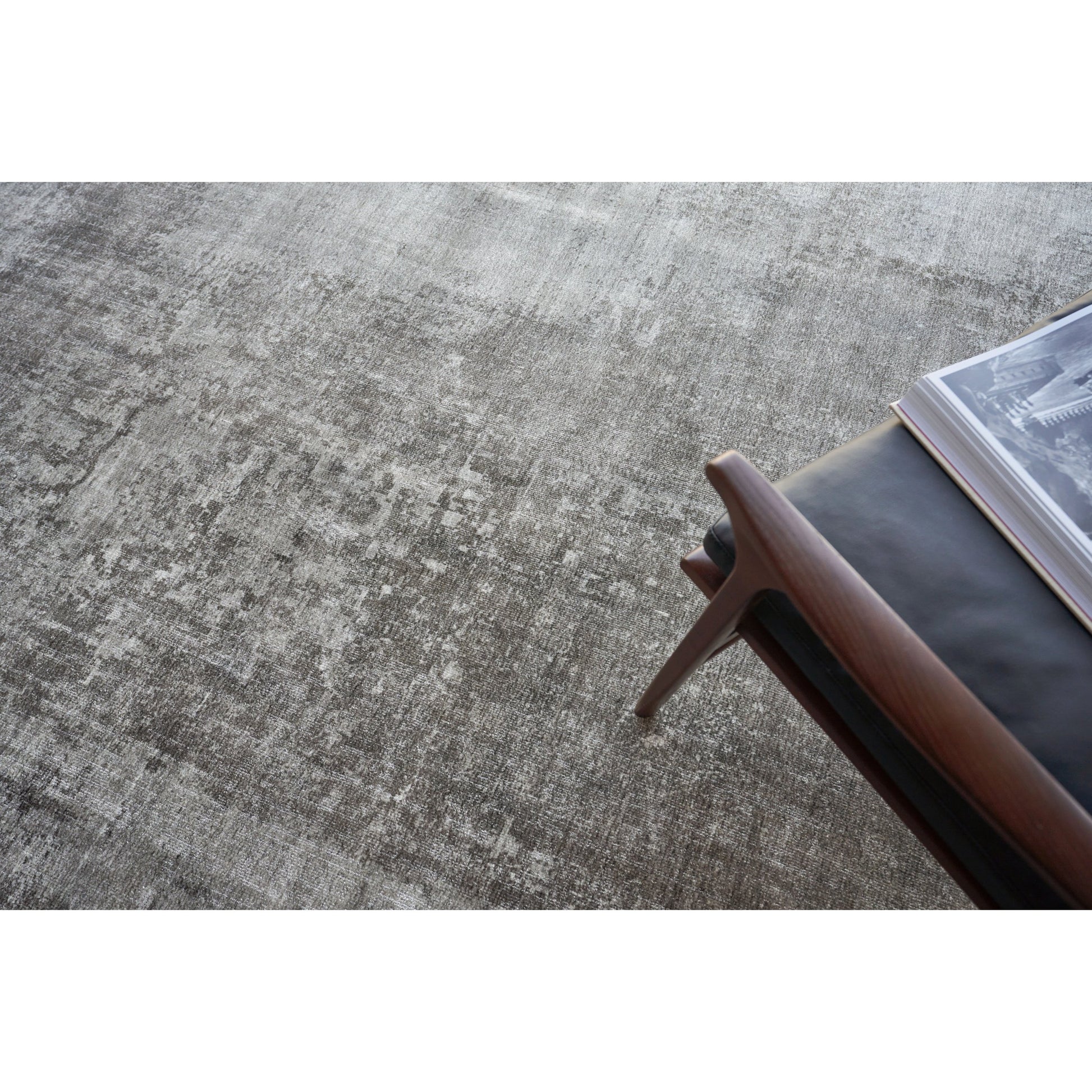 Stone Wash Gazni Area Rug by Exquisite Rugs. Made from wool, bamboo silk in a unique style.