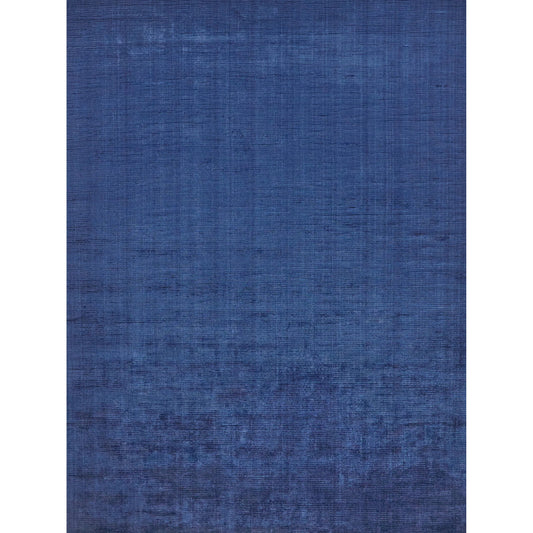 The Blues 4977 Rug by Exquisite Rugs in navy. Made from bamboo silk in a unique style.