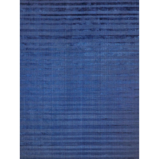 The Blues 4978 Rug by Exquisite Rugs in navy. Made from bamboo silk in a unique style.