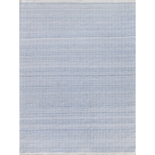Echo 4979 Rug by Exquisite Rugs in light blue. Made from p.e.t. yarn in a unique style.