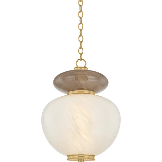 Syros Pendant by Corbett in vintage brass. Made from brass in a unique style.