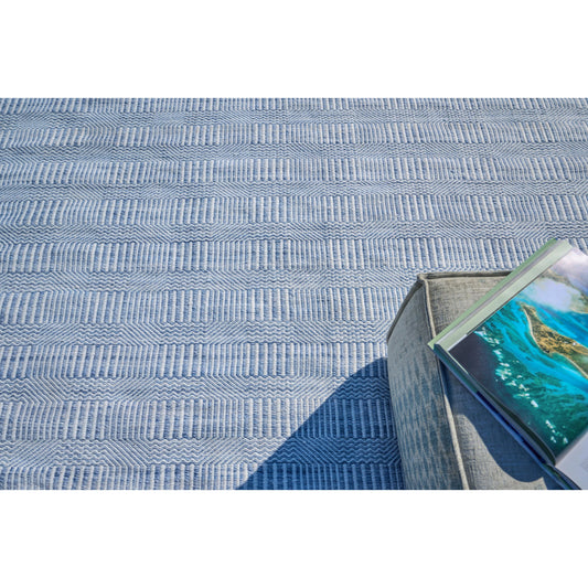 Naples 4983 Rug by Exquisite Rugs in light blue. Made from pet yarn in a unique style.