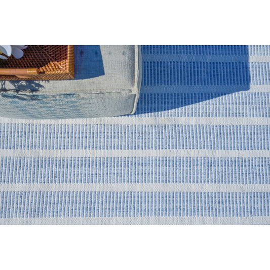 Boca 4986 Rug by Exquisite Rugs in light blue. Made from pet yarn in a unique style.