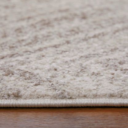 Vancouver Geometric Rug - VNR39NPF by Feizy in ivory, tan, brown. Made from polypropylene, polyester in a unique style.