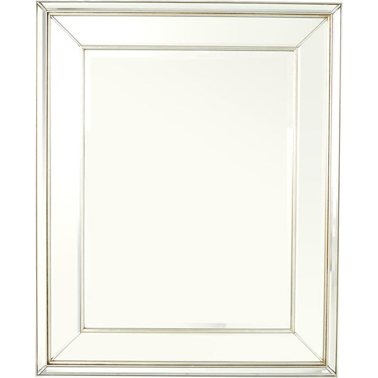 Bevel on Bevel Mirror by Global Views. Made from unique in a transitional style.