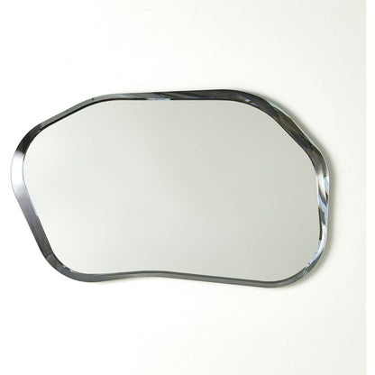 Bean Bevel Mirror by Global Views. Made from glass in a modern style.
